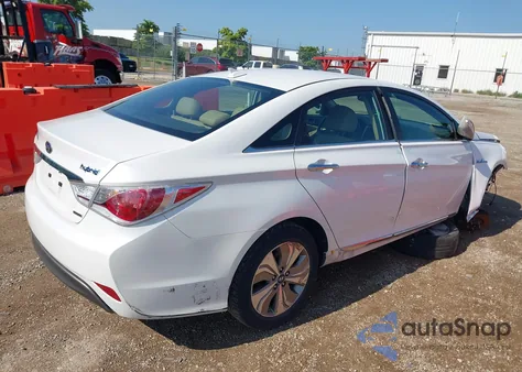 2013 Hyundai Sonata Hybrid Limited из США, поврежденный, VIN KMHEC4A48DA097059